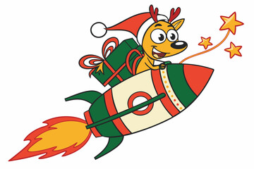 Funny Christmas Blizzard Beamer: Holiday Car Comedy in White