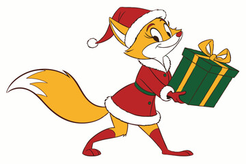 Funny Christmas Blizzard Beamer: Holiday Car Comedy in White