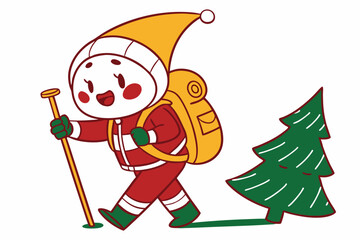 Funny Christmas Blizzard Beamer: Holiday Car Comedy in White