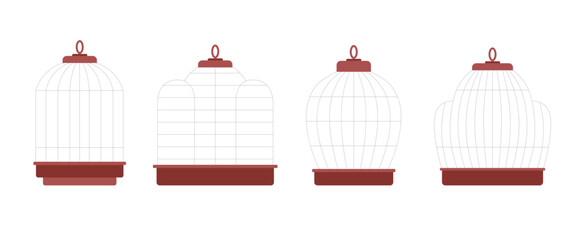 Set of ordinary simple cages.