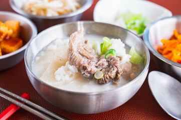 ご飯入りソルロンタン