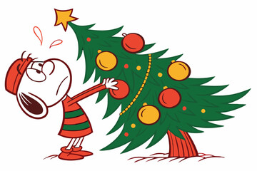 Funny Christmas Car Vroom the Reindeer Tree Hilarious Holiday Ride