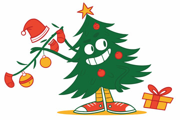 Funny Christmas Car Vroom the Reindeer Tree Hilarious Holiday Ride