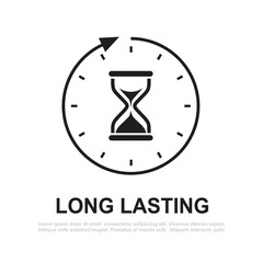 Long lasting effect web icon
