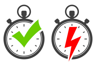 Fast action vector icon