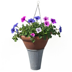 Naklejka premium flowers in a pot