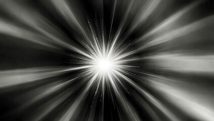 Fototapeta premium Black and white radial blurred circle background for unique visuals.