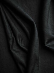 Fototapeta premium Black fabric texture.