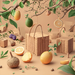 still life with apples