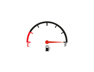 Indicator fuel icon. Vector illustration.
