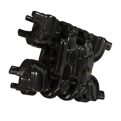 3d abstract object