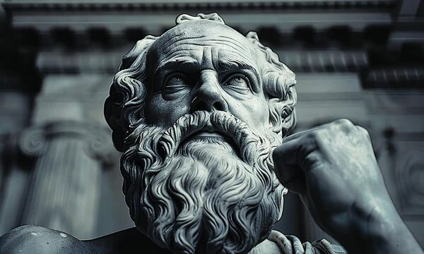 Historical Character made with AI, from ancient Greece his name was Socrates	