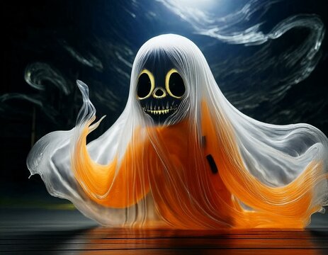 Ghost images created with artificial intelligence in various scenarios