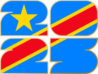2025 with flag of DR Congo