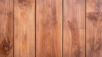 Naklejka premium Rustic Teak Wood Texture with Warm Natural Grain and Subtle Knots – Hardwood Surface for Creative Interiors and Decorative Designs