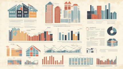 Real Estate Market Infographic: A Visual Overview of Housing Trends and Statistics