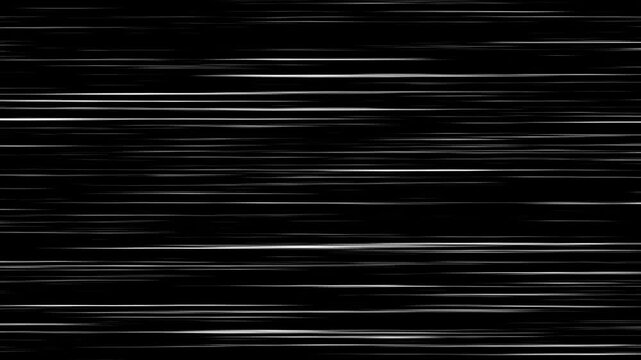 Speed horizontal lines Motion graphic design. 4k.