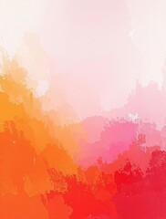 Obraz premium Abstract background with a gradient from white to pink, red, and orange in a rough artistic style, artistic background, palette, textured design, digital art