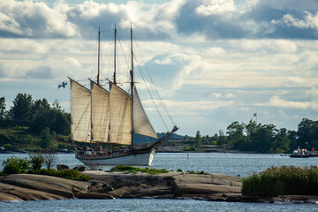historic sailing ship