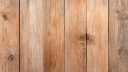 Fototapeta premium Vertical Pine Wood Plank Texture with Natural Knots and Light Brown Finish – Rustic and Smooth Surface for Walls, Floors, or Interior Design