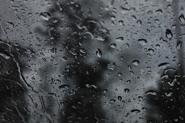 rain drops on window