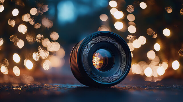 Long exposure shot captures a vibrant ferris wheel illuminated against the night sky - Powered by Adobe