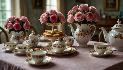 Bridgerton-themed tea party.