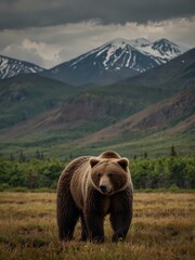 Brown bears of Kamchatka ruling the landscape.