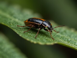 Bug resting on a leaf.