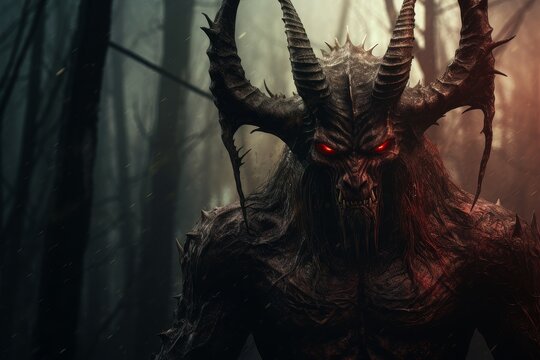Demon Chernobog Emerges from the Shadows