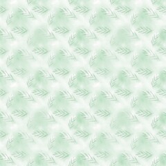 Leaves seamless pattern on background.