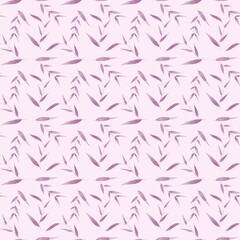 Leaves seamless pattern on background.