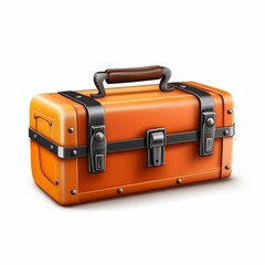 Minimalist Toolbox Icon on Isolated Background