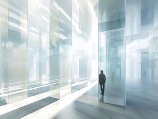 Fototapeta premium Quantum Design: Buildings Inspired by Physics