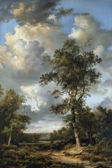 Obraz premium Sublime Serenity in Romantic Landscapes