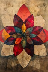 Geometric Blossoms: Modern Art in Nature