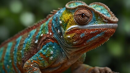 Obraz premium Chameleon – beautiful and vibrant animal.