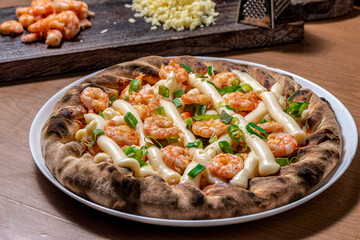 Shrimp pizza