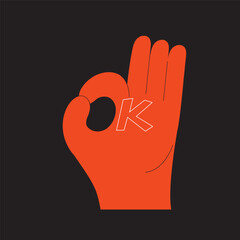 Playful illustration featuring hand gestures. Okay sign, emoji, expressive details. Modern communication concepts.