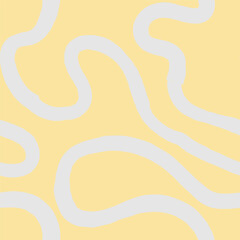 Seamless abstract pattern with squiggles and scribbles. Weaved curved lines. Chaotic ink scribbles decorative texture. Messy doodles, wavy and curly lines.