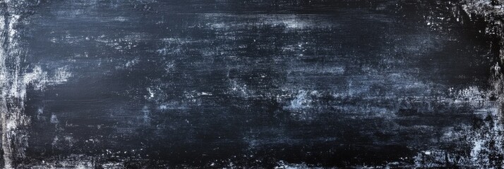 Obraz premium Distressed Black Backdrop for Graphic Menus in Eateries with Chalkboard Aesthetic and Grimy Finish