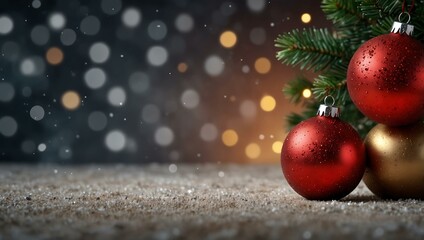 Christmas holiday marketing background with festive design.