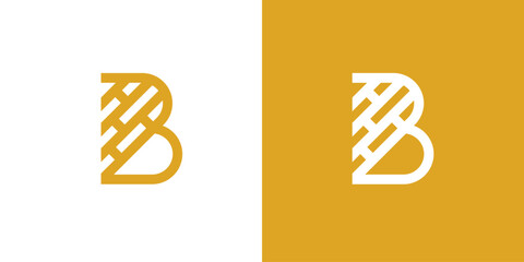 B logo with brick arrangement © PaulStd