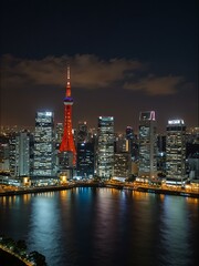 Obraz premium Cityscape of Yokohama.