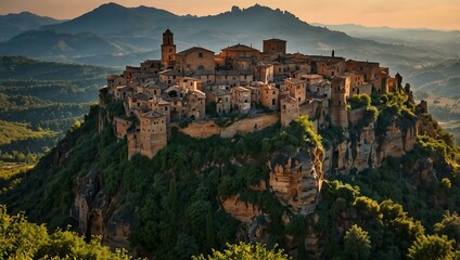 Obraz premium Civita di Bagnoregio, Italy.