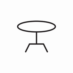garden table icon sign vector