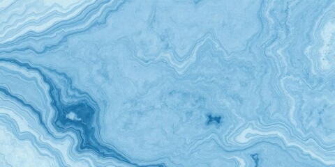 Marbled textured background with swirls and veins in various shades of blue and white, vibrant