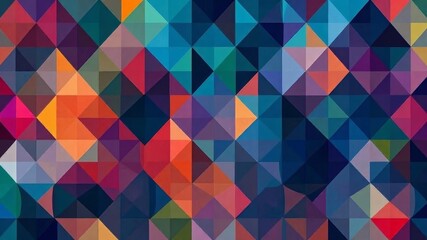 Abstract Geometric Diamond Pattern: Vibrant, colorful diamond shapes create a dynamic and modern abstract background.