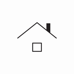 house roof icon sign vector