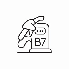 gas station icon sign vector